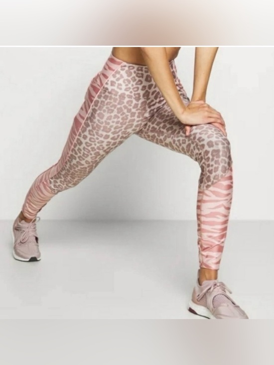Pants - GOOD AMERICAN MIXED ANIMAL PRINT LEGGINGS PINK SIZE 2